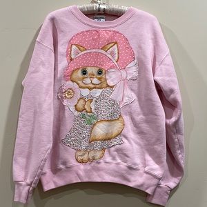 Vintage unique front and back sweatshirt